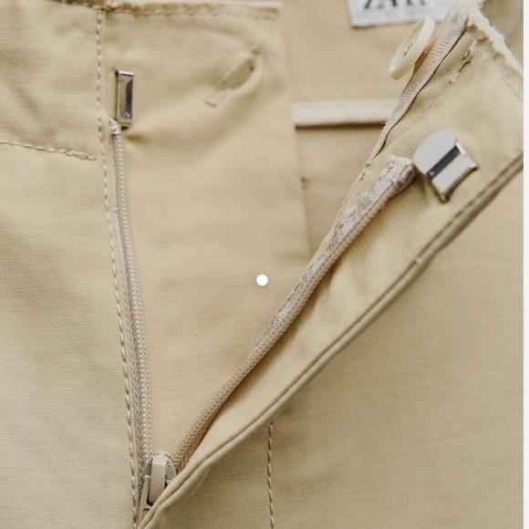 ZARA NWT ZW COLLECTION CARGO PANTS - Picture 8 of 8